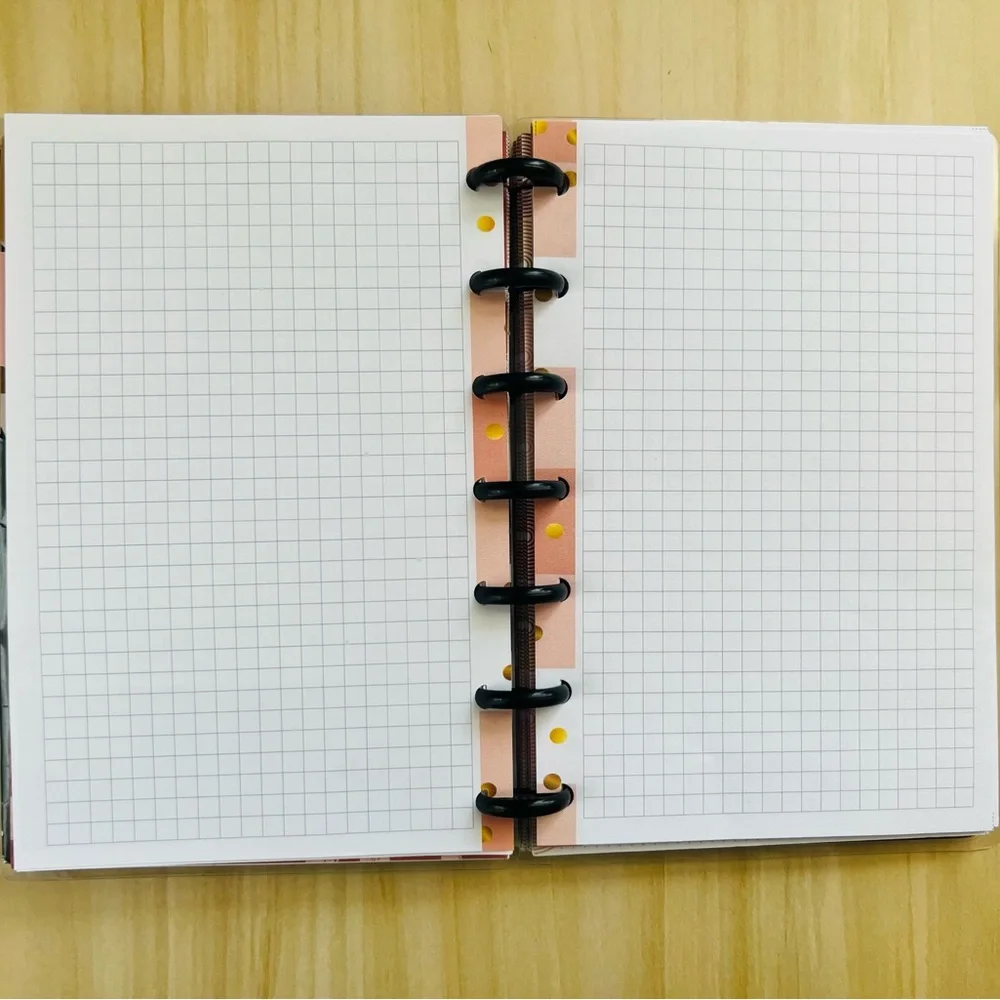 Happy planner mini size inserts Daily notes grid